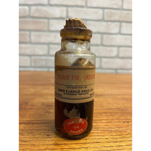 Vintage 1930s Yahr & Lange Drug Co. Milwaukee WI Label Medicin Apothecary Bottle