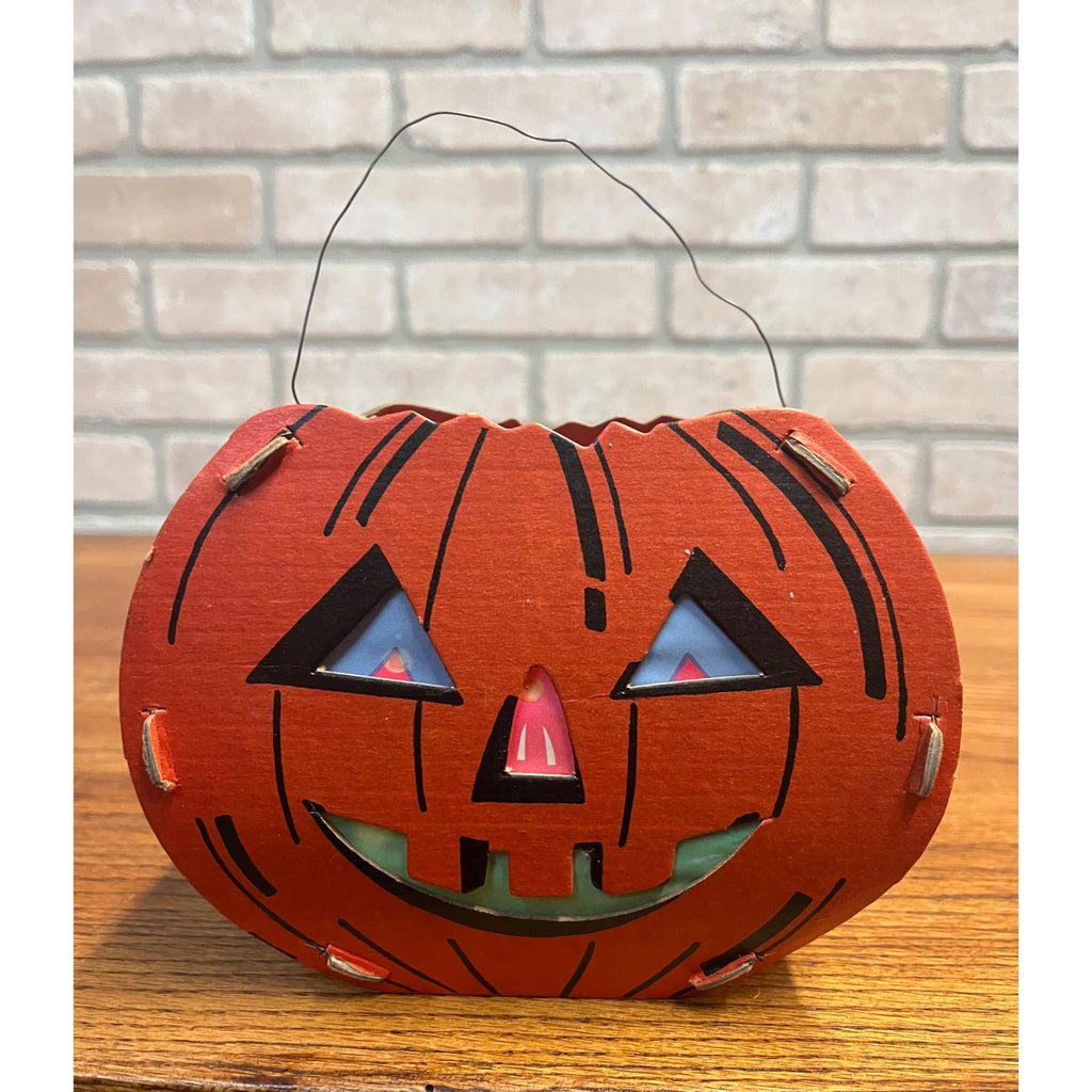 Vintage Halloween Jack o' Lantern JOL Double-Sided Cardboard - Dolly Toy Co.