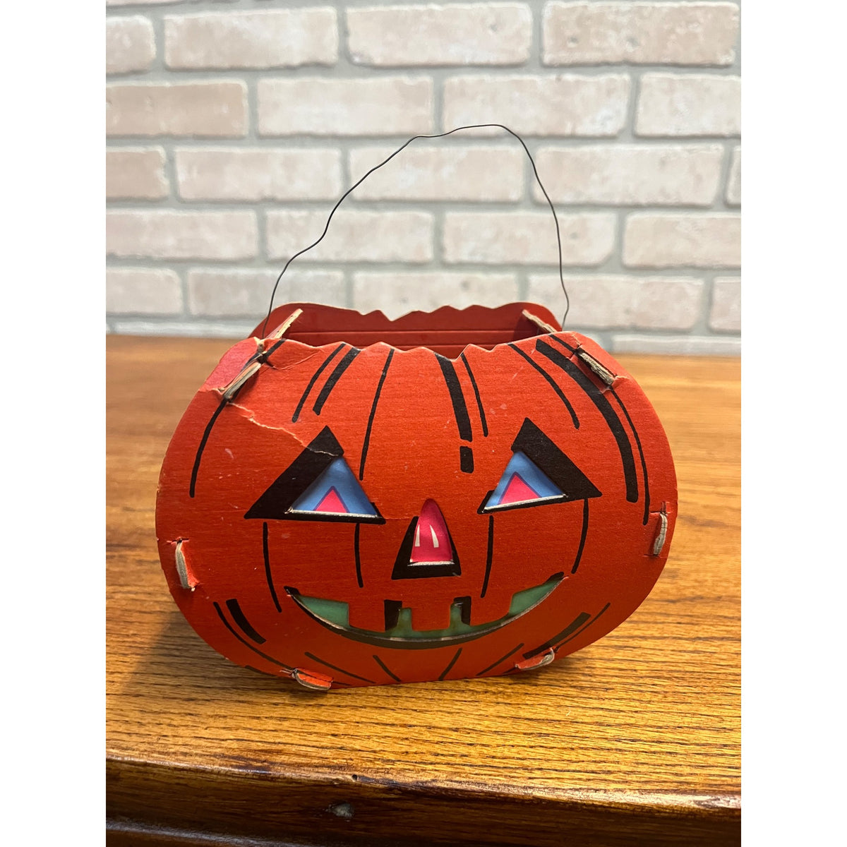 Vintage Halloween Jack o' Lantern JOL Double-Sided Cardboard - Dolly Toy Co.