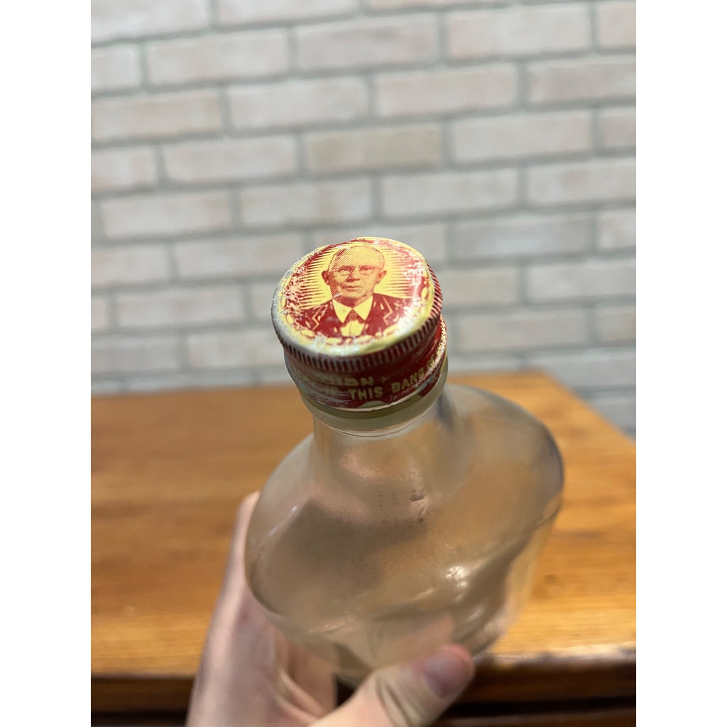 Vintage Harry Wilken & Family Distillery Embossed Empty Whiskey Bottle Bourbon