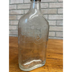 Vintage Harry Wilken & Family Distillery Embossed Empty Whiskey Bottle Bourbon