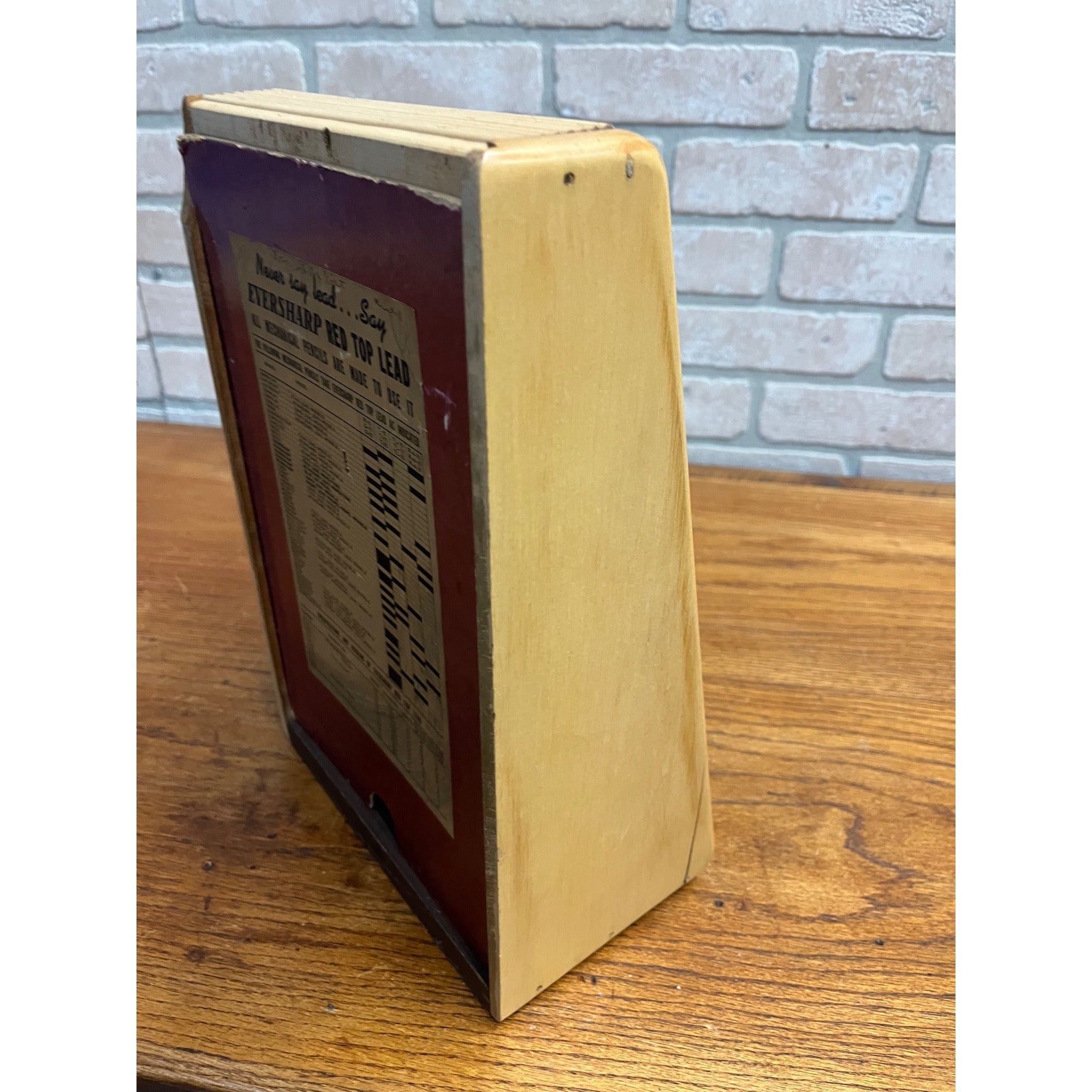 Vintage 1940s Eversharp Mechanical Pencil Lead Advertising Store Display Case