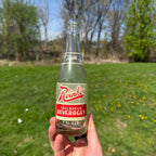 Reinko Cub Size 7 ounce Acl Soda Pop Bottle Chilton Wisconsin 1940s