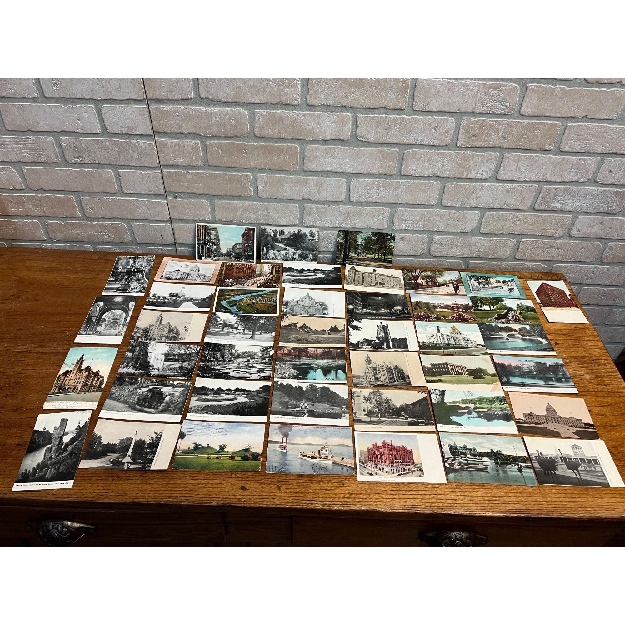 Vintage Lot (44) Minneapolis & St Paul Minnesota MN Postcards Linen