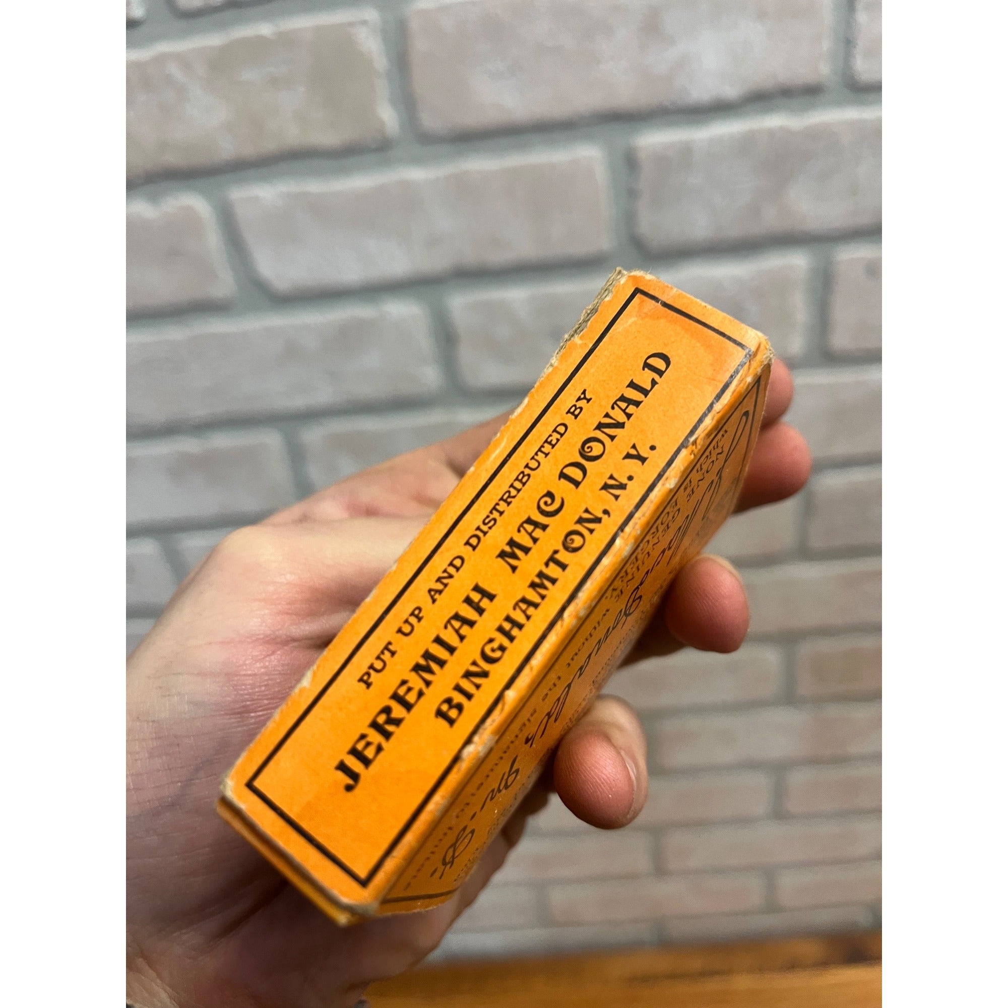 Antique Dr. MacDonalds Atlas Compound Laxative Pills Original Medicine Box EMPTY