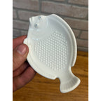 Joyce Chen Fish Shaped Grater Garlic Ginger Wasabi Porcelain Japan