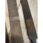 Lot of 3 Antique Horse Farrier Rasps File Tools Superior Wedgeway & Storispins