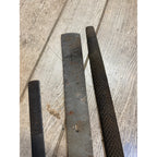 Lot of 3 Antique Horse Farrier Rasps File Tools Superior Wedgeway & Storispins