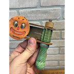 Antique 1920s German Halloween Ratcheting Wooden Noisemaker JOL Jack O'Lantern