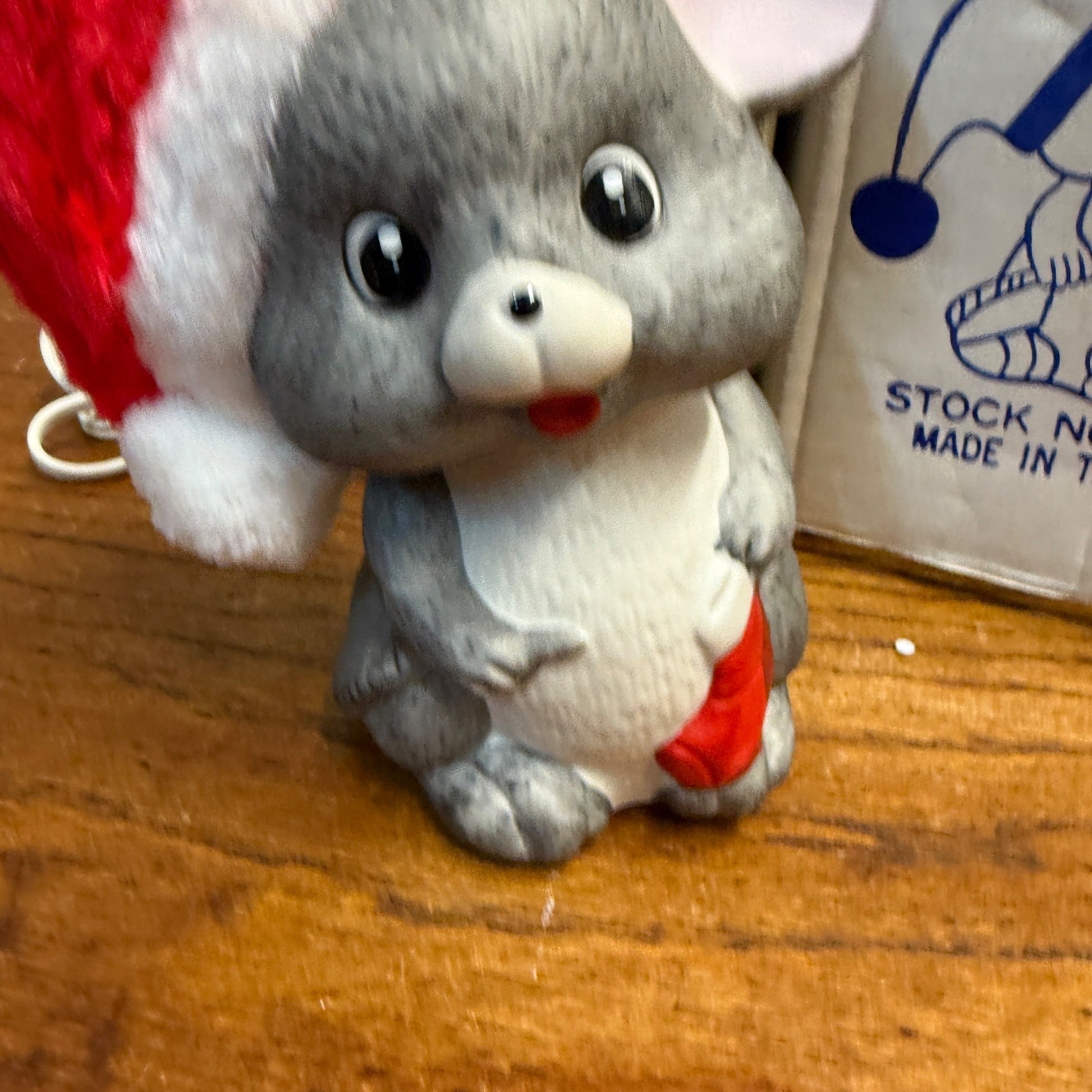 Vintage Lighted Christmas Mouse Night Light Xmas Around the World + Box