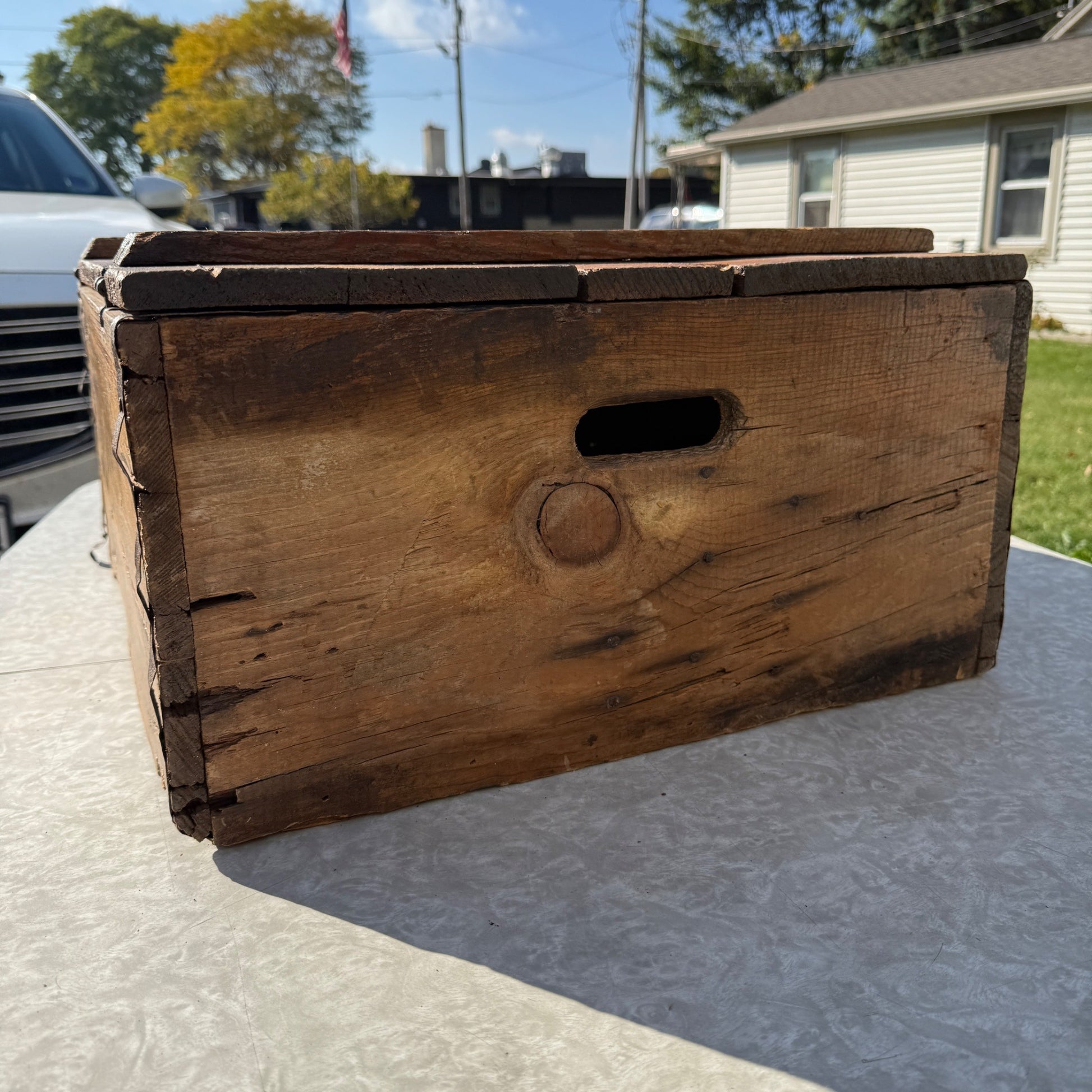 Early Pre-Prohibition Val Blatz Beer Brewery Wis Crate 3 Dozen Oversized