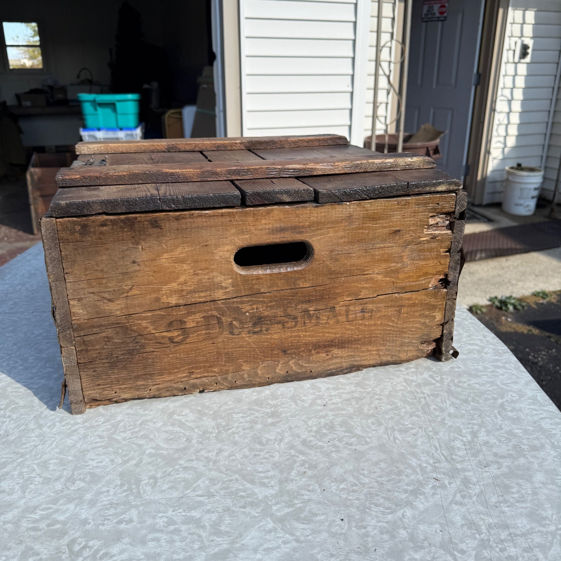 Early Pre-Prohibition Val Blatz Beer Brewery Wis Crate 3 Dozen Oversized