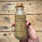Antique Tabloid Three Glands Tablets Burroughs Wellcome Pharmacy Bottle