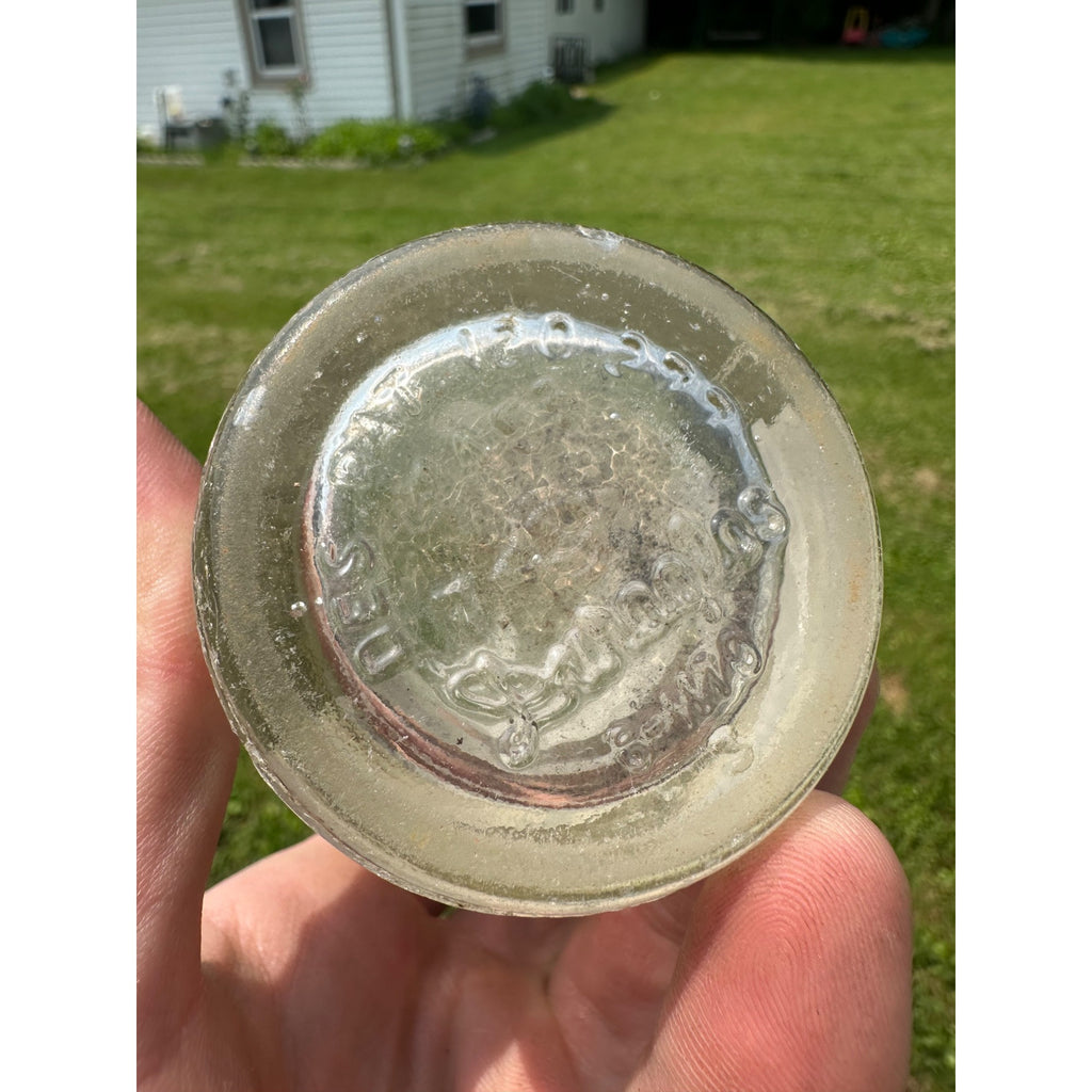 Vintage Pepsi Cola 8oz Glass Soda Pop Bottle Sheboygan Wis Wisconsin