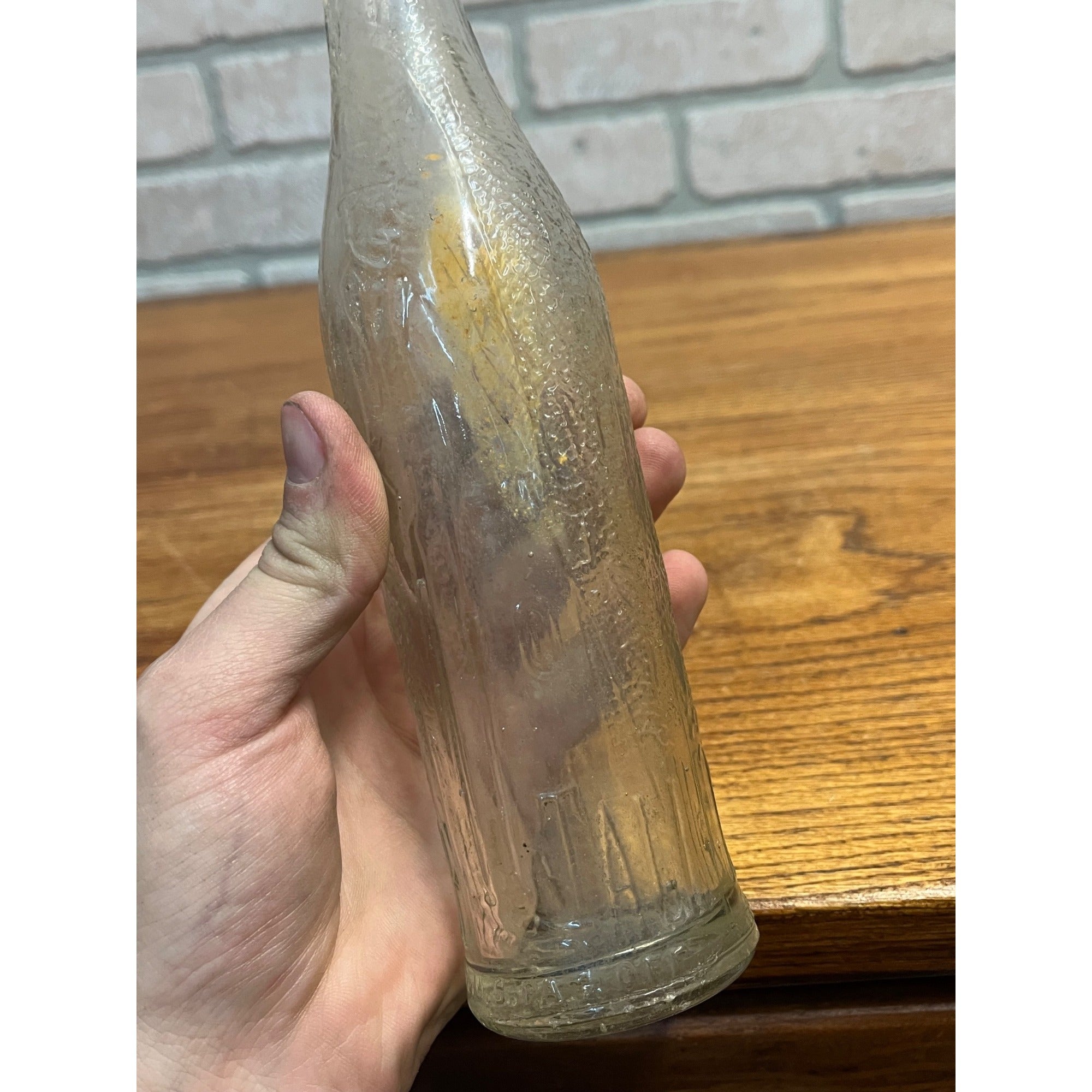 RARE Vintage "Tall One" Embossed Soda Pop Bottle Madison Wis