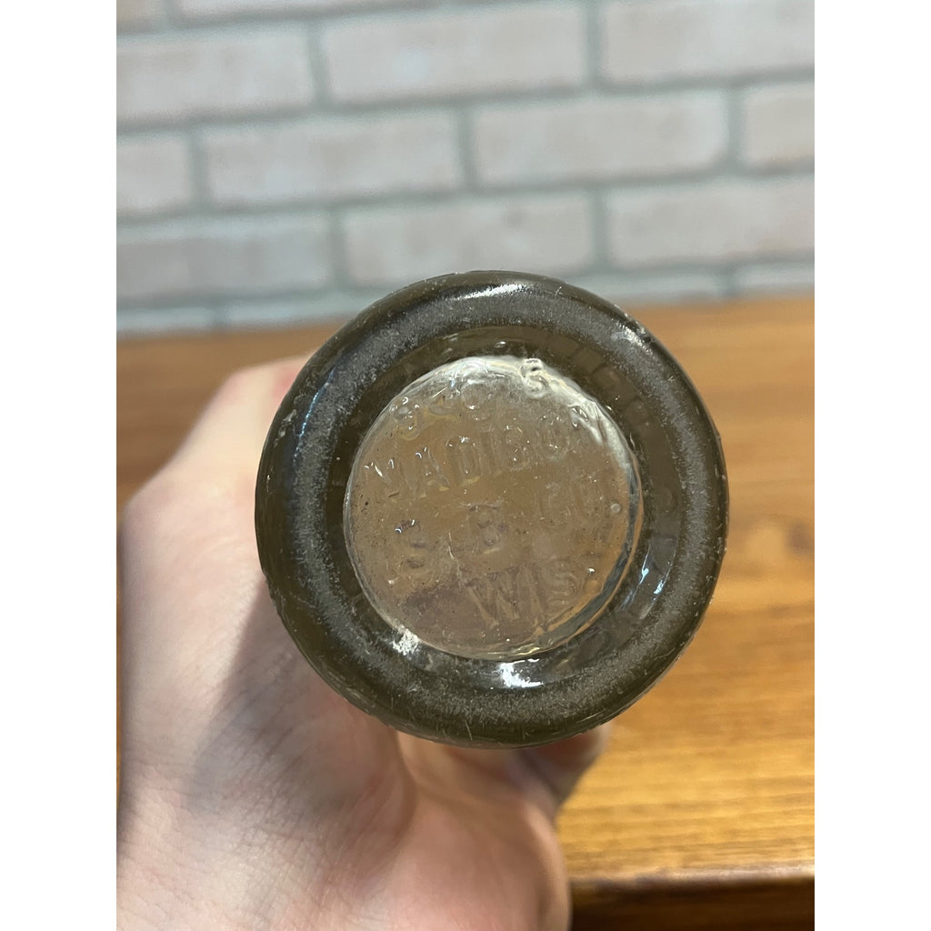 RARE Vintage "Tall One" Embossed Soda Pop Bottle Madison Wis