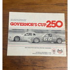 1981 Governor's Cup 250 Mile Race National Championship Souvenir Program Wisconsin