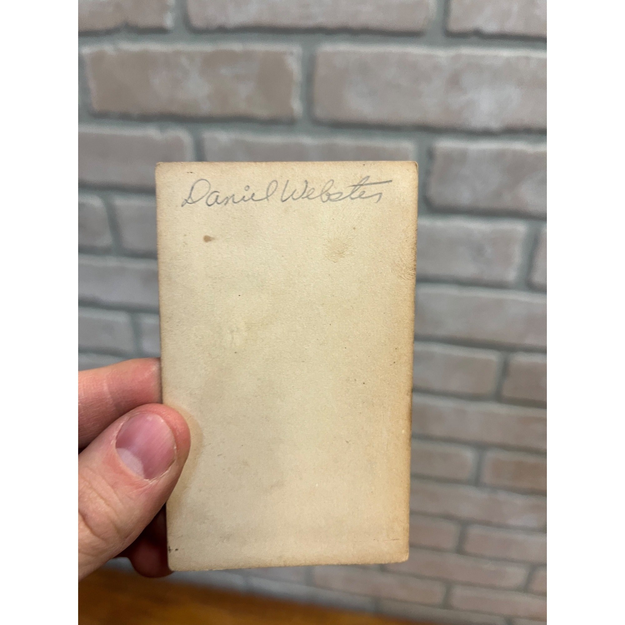 Antique Vintage CDV Photo U.S. Congressman Daniel Webster - Carte De Visite