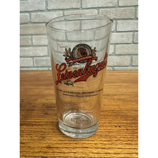 Leinenkugels Welcome To Door County Pint Beer Glass Collectible Wisconsin Rare