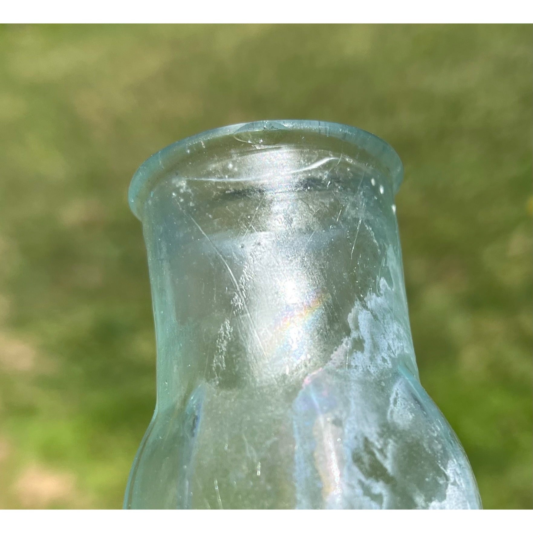 RARE Antique 1860s Civil War Era US NAVY Embossed Pepper Jar Bottle 8-Sided