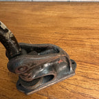 Antique Cast Iron Notary Stamp Seal -Lendved Schultz Hardware Antigo Wis