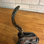 Antique Cast Iron Notary Stamp Seal -Lendved Schultz Hardware Antigo Wis