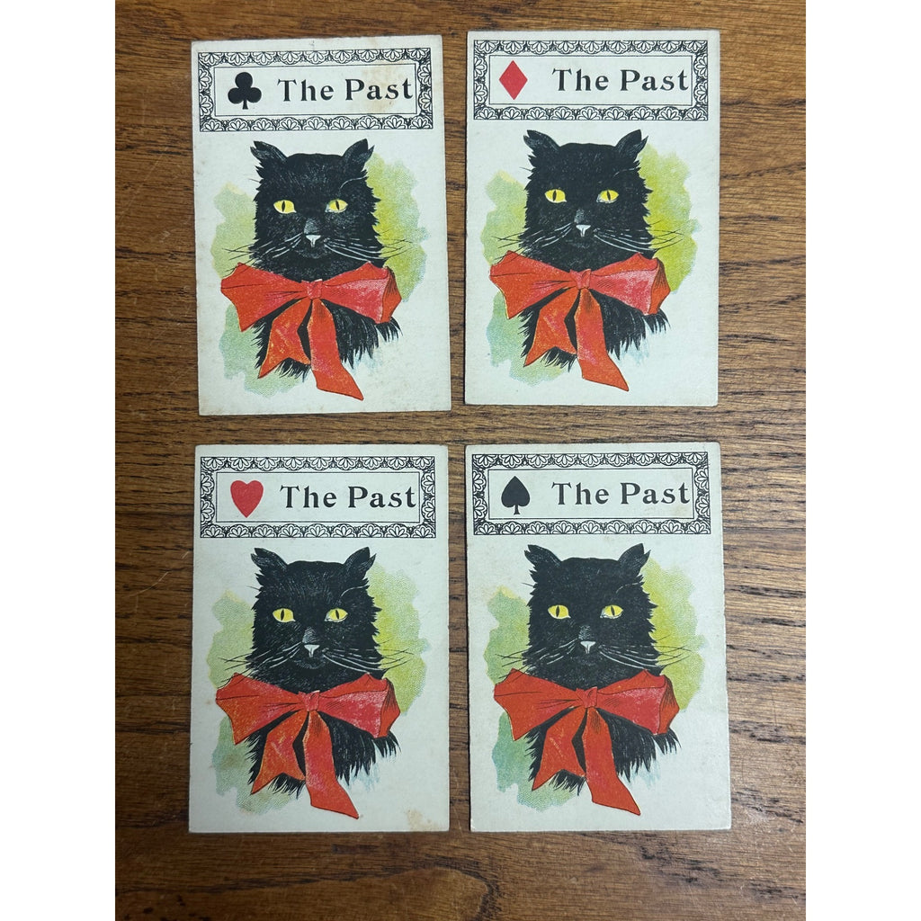 RARE Antique 1897 The Black Cat Fortune Telling Game - Parker Brothers Halloween