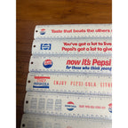 Vintage 1960s-70s Pepsi Cola Metal Advertising Rulers Diet Enjoy Promo Lot (6)