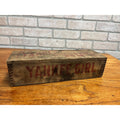Vintage c1930s Yankee Girl Cut Plug Tobacco Wooden Crate Box