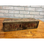 Vintage c1930s Yankee Girl Cut Plug Tobacco Wooden Crate Box