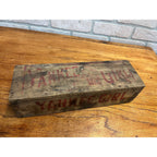 Vintage c1930s Yankee Girl Cut Plug Tobacco Wooden Crate Box