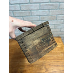 Vintage c1930s Yankee Girl Cut Plug Tobacco Wooden Crate Box