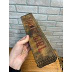 Vintage c1930s Yankee Girl Cut Plug Tobacco Wooden Crate Box