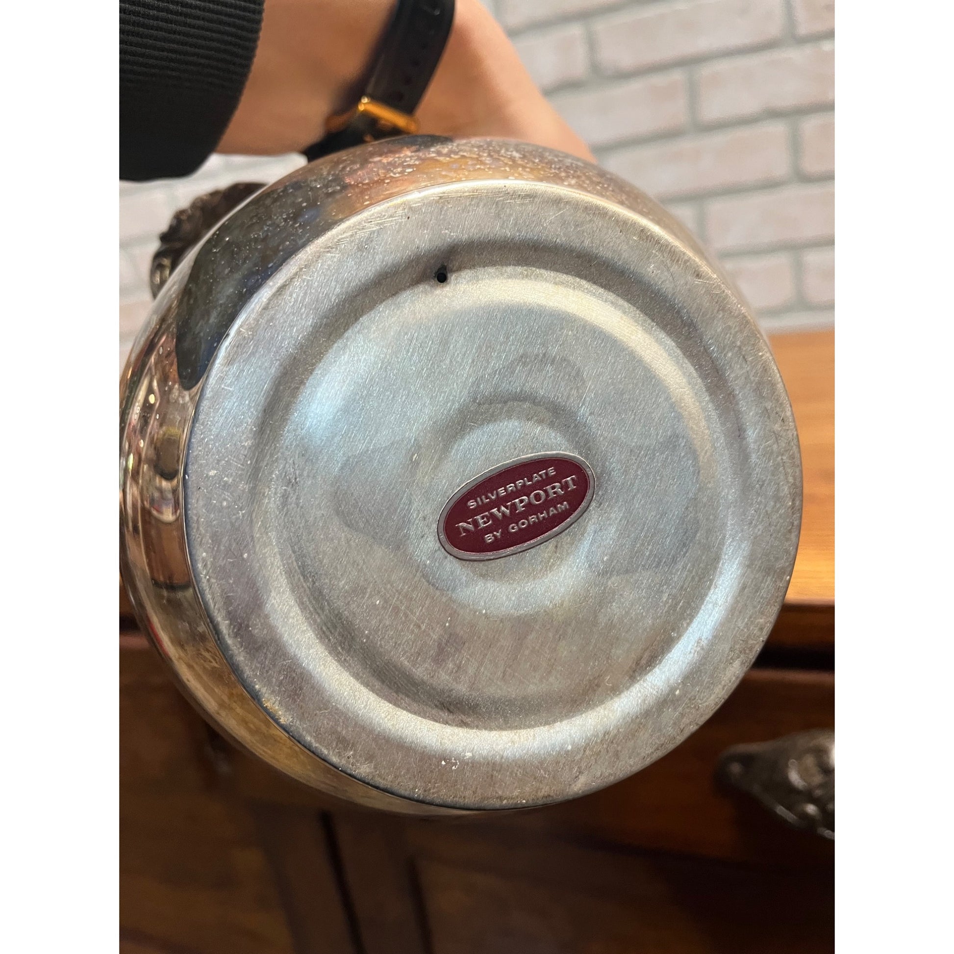 Vintage Gorham Newport Silver Plated Ice Bucket Insulated Lidded 7"