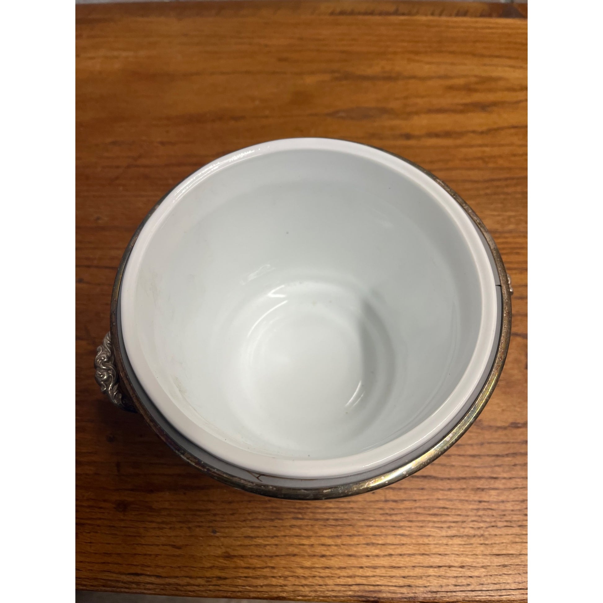 Vintage Gorham Newport Silver Plated Ice Bucket Insulated Lidded 7"