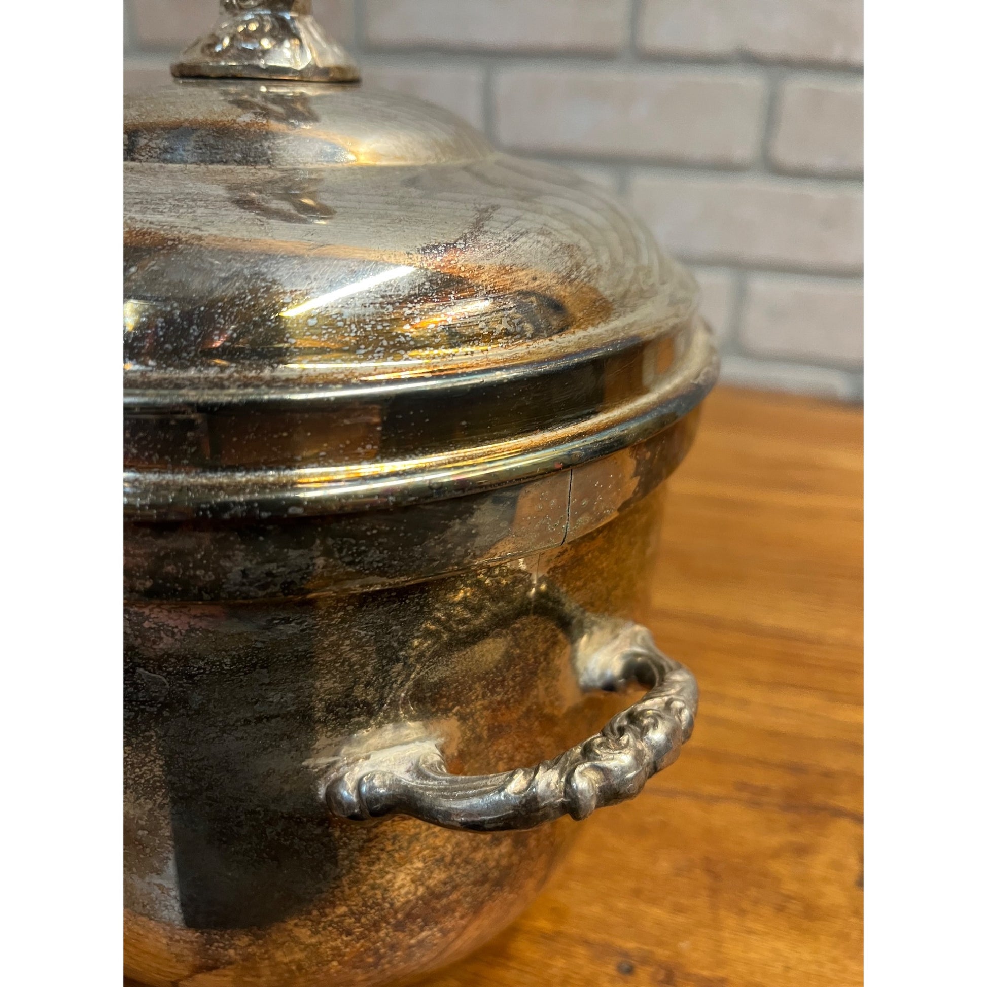 Vintage Gorham Newport Silver Plated Ice Bucket Insulated Lidded 7"