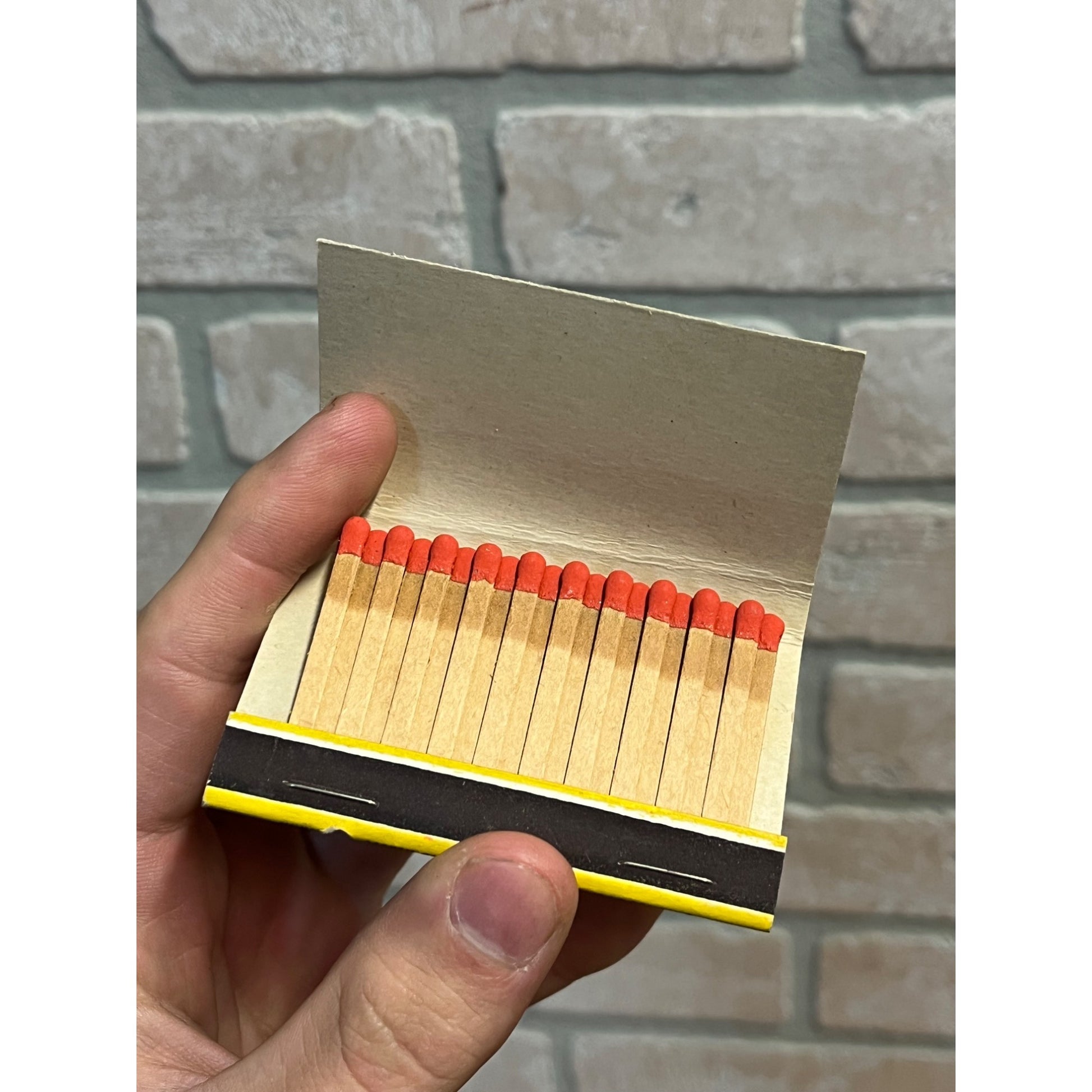 Vintage Clark's Teaberry Chewing Gum 40 Strike Matchbook Full Advertising