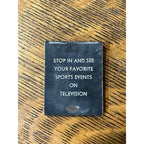 Vintage Matchbook Advertising  Shu's and Larry's Badger Bar Appleton, Wis