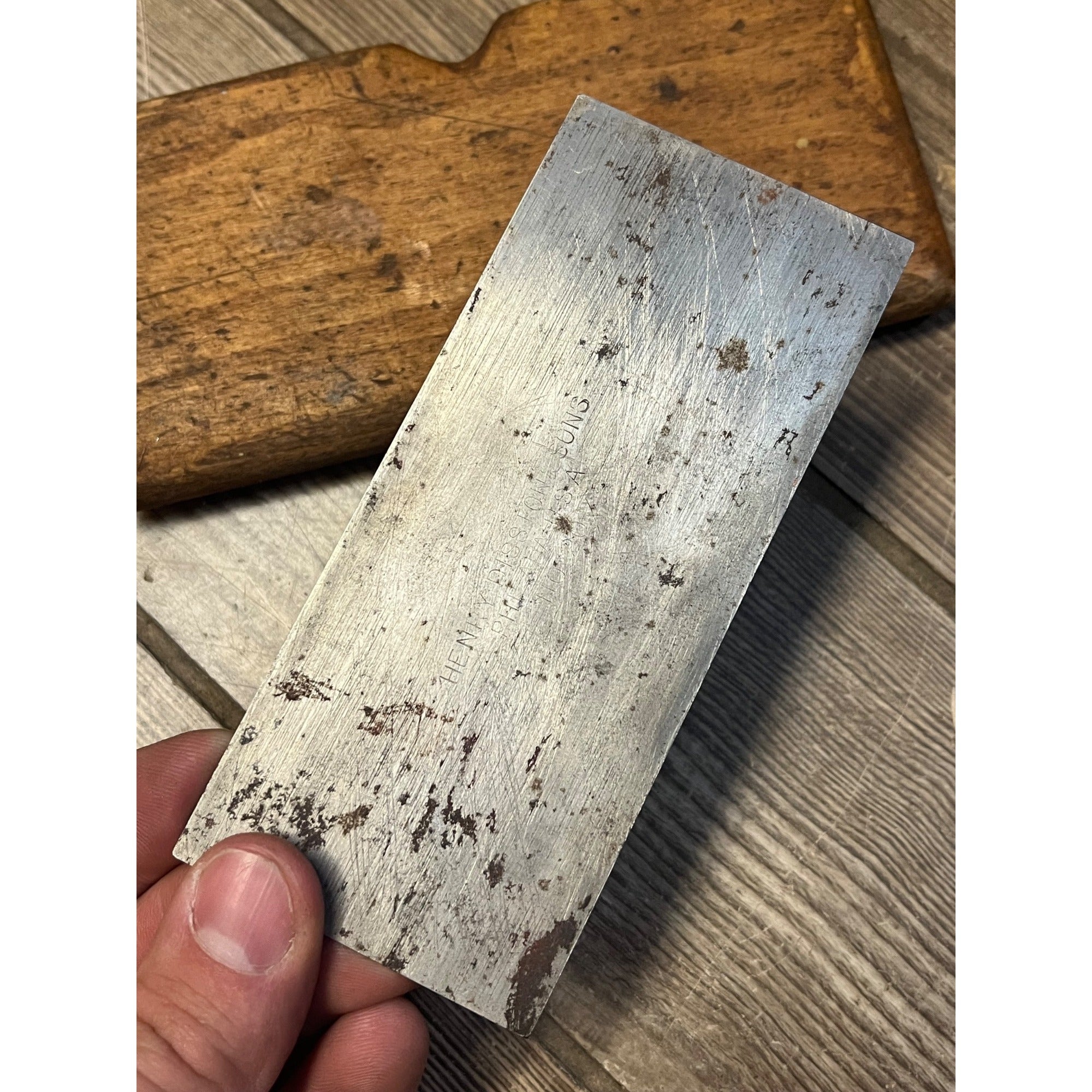 Vintage Henry Disston & Son Philadephia No 20 Card Scraper 3" x 5"