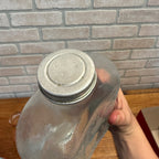Vintage 1930s GE General Electric Glass Ice Box Fridge Refrigerator Water Bottle Jar #5