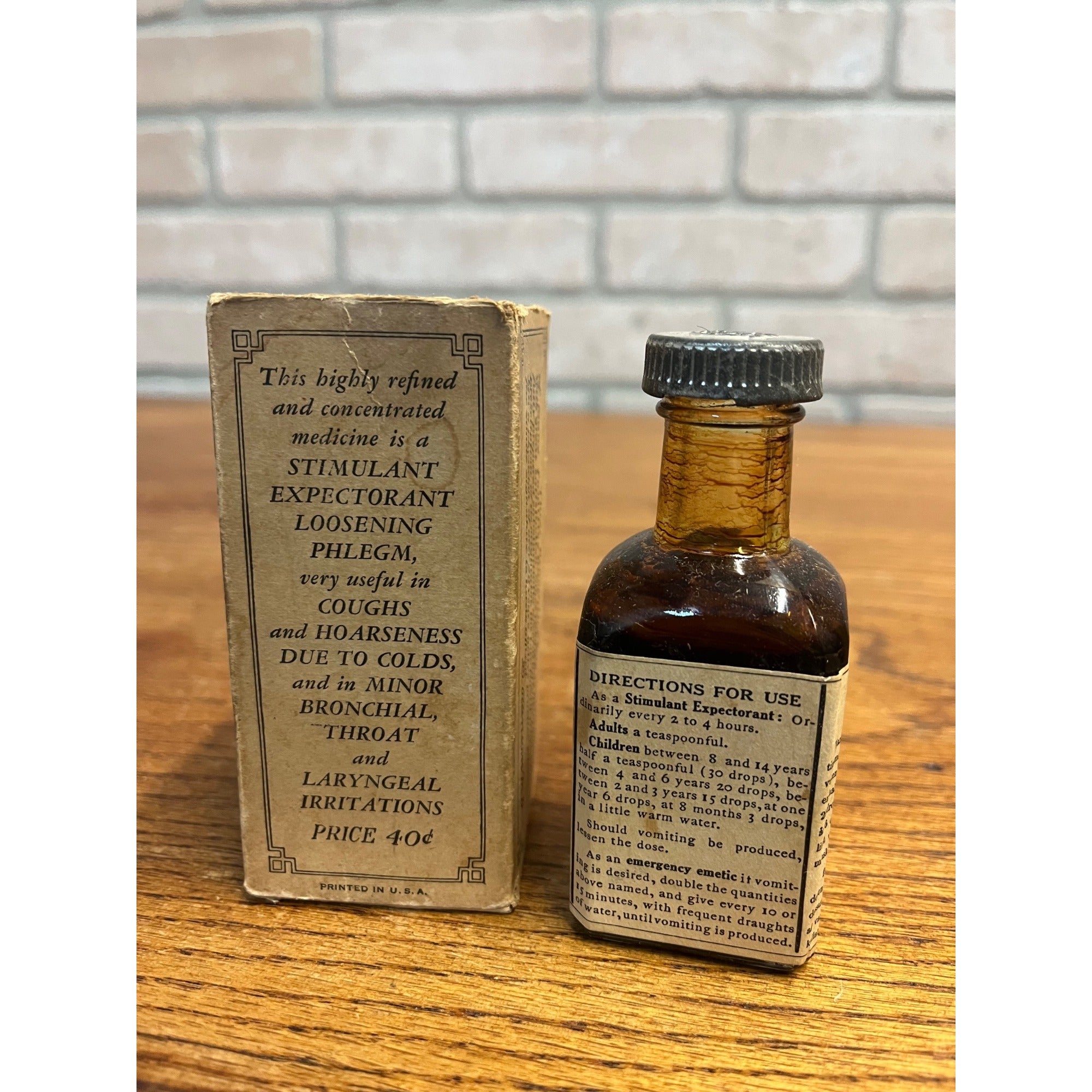 Antique 1890s Ransom's Hive Syrup Medicine Bottle Quack w/ Box