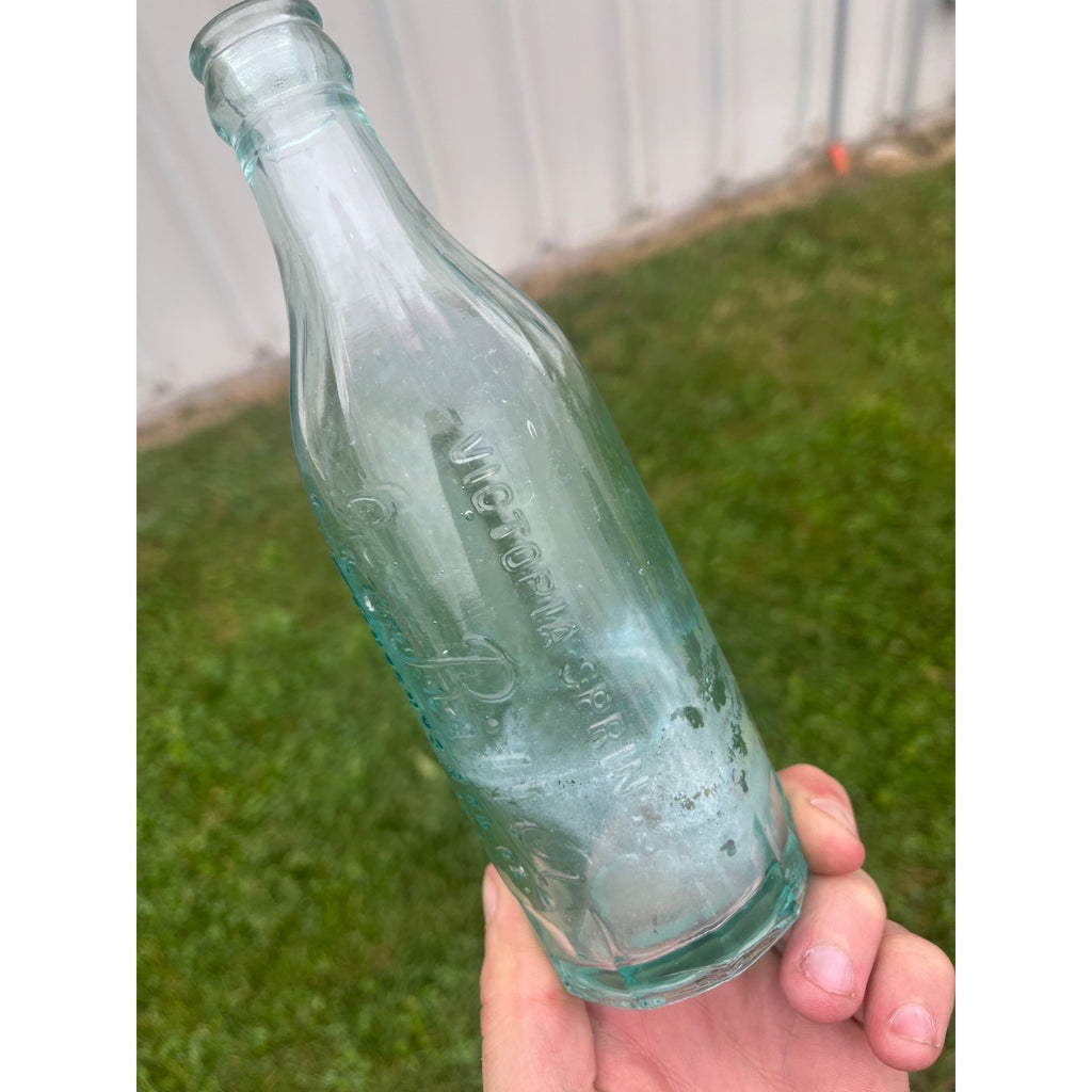 Vintage George Ritter Cedarburg Wis Soda Bottle Wisconsin WI Embossed Victoria Springs