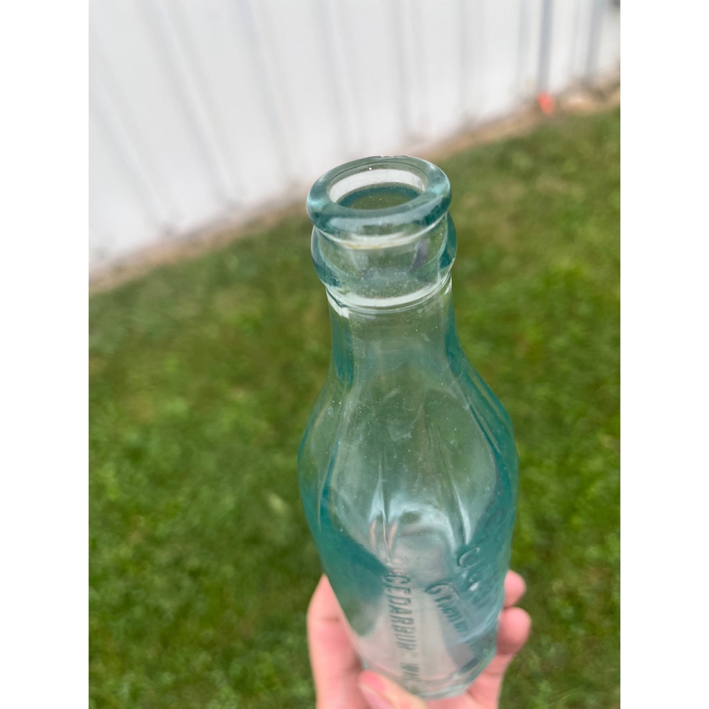Vintage George Ritter Cedarburg Wis Soda Bottle Wisconsin WI Embossed Victoria Springs