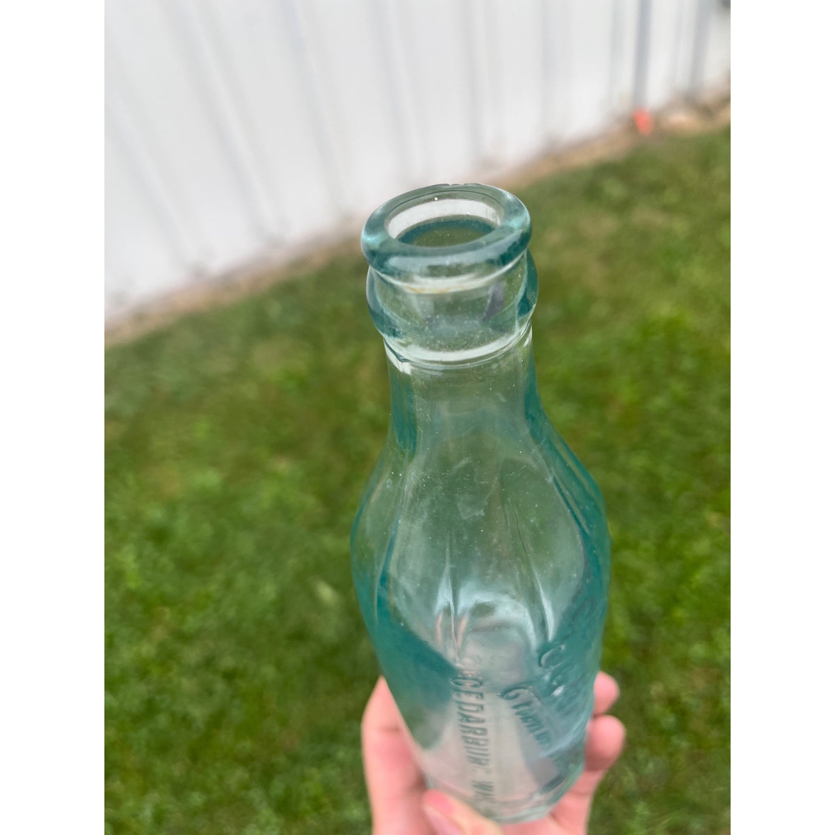 Vintage George Ritter Cedarburg Wis Soda Bottle Wisconsin WI Embossed Victoria Springs