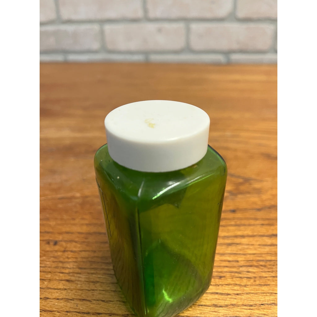 Vintage St. Croix Drug Co Green Apothecary Glass Jar Label Stillwater Minnesota