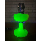 RARE Aladdin Yellow Moonstone Vertique Lamp Uranium Glows- Converted