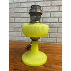 RARE Aladdin Yellow Moonstone Vertique Lamp Uranium Glows- Converted