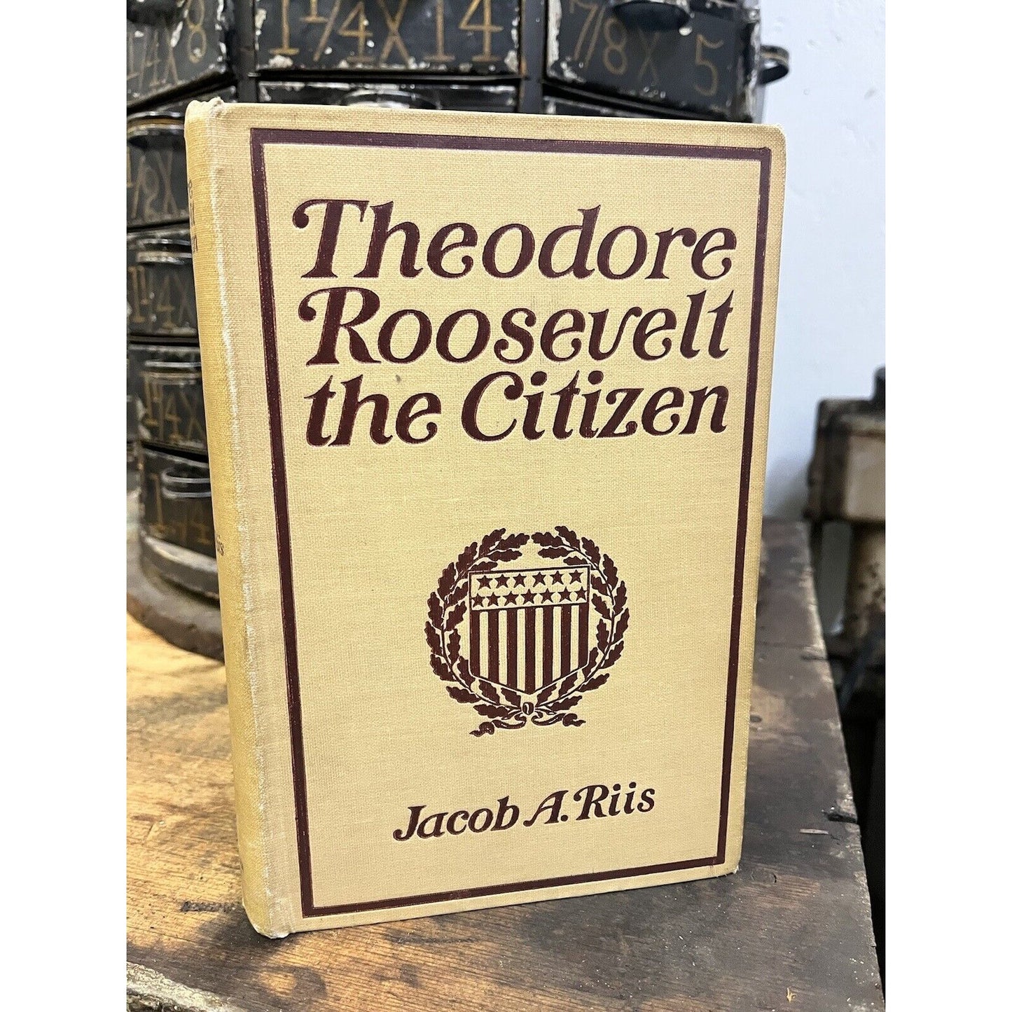 Antique 1904 Theodore Roosevelt the Citizen Hardcover Book Biography Jacob Riis