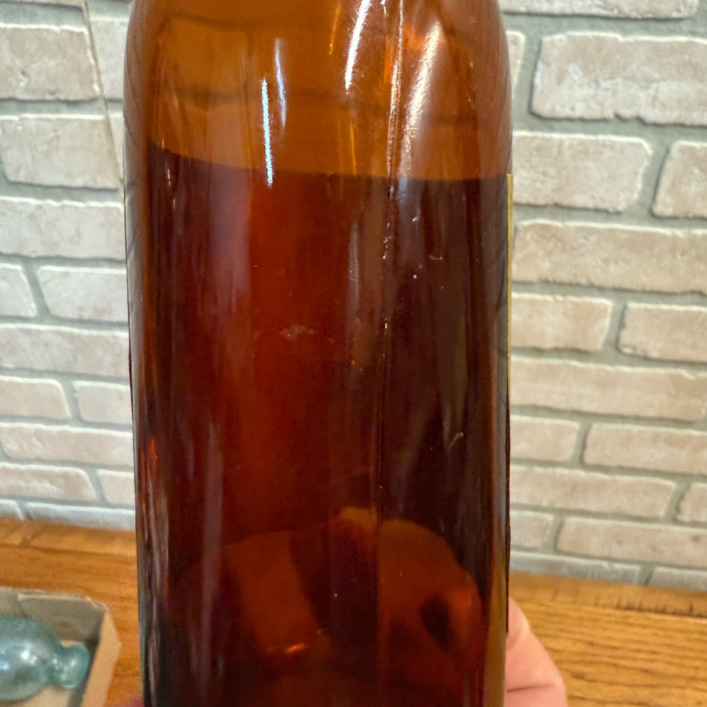 Pre Prohibition West Bend Lithia Xmas Beer Label Bottle Wisconsin Wi Rare