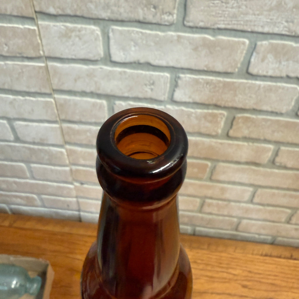 Pre Prohibition West Bend Lithia Xmas Beer Label Bottle Wisconsin Wi Rare